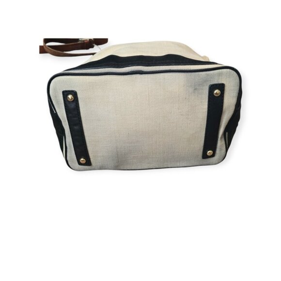 Zara Woman Canvas Suede Satchel - Picture 2 of 10